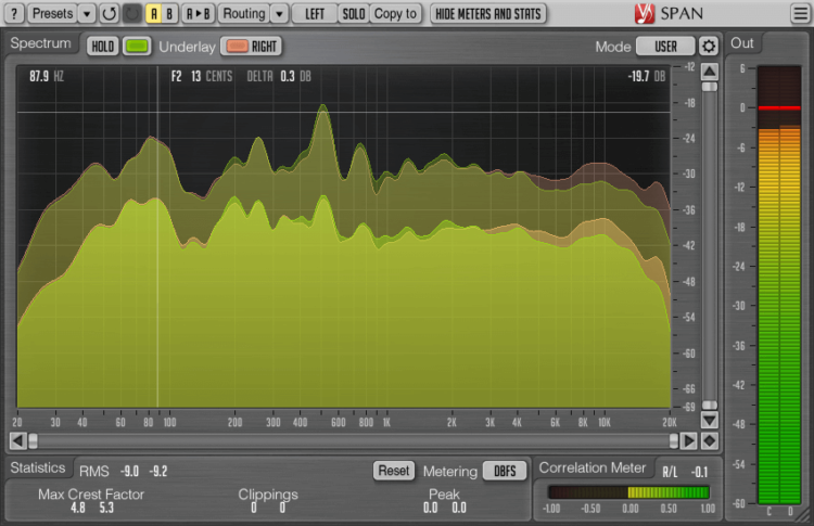 Voxengo SPAN - Mastering Plugin