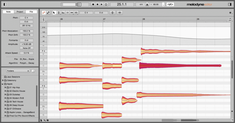 Celemony Melodyne editor - Autotune VST Plugin