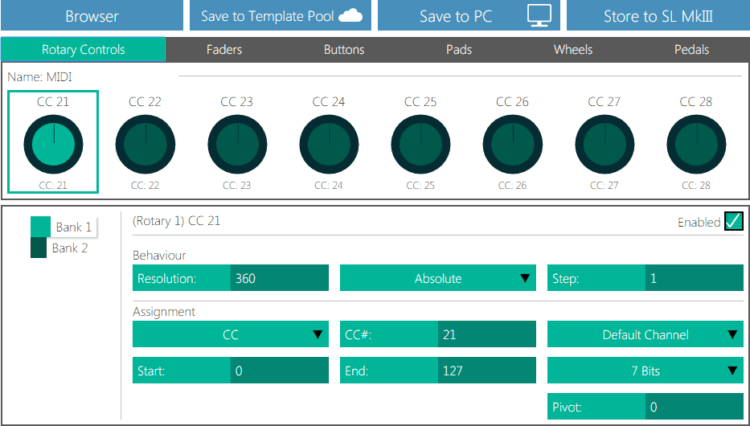 Template Editor - Novation 49SL MkIII Test