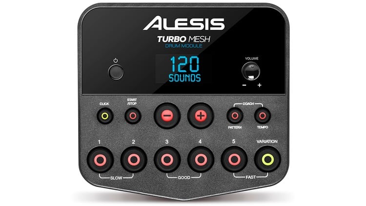 Drum-Modul des Alesis Turbo Mesh Kit