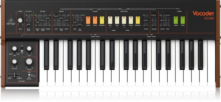 Bedienoberfläche - Behringer VOCODER VC340