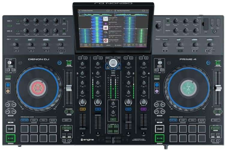 Bedienoberfläche - Denon DJ Prime 4