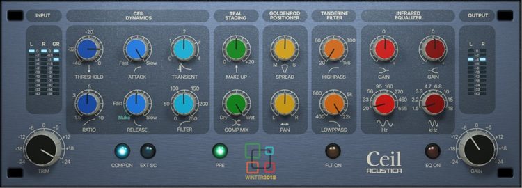 Graphische Oberfläche - Acustica Audio Ceil