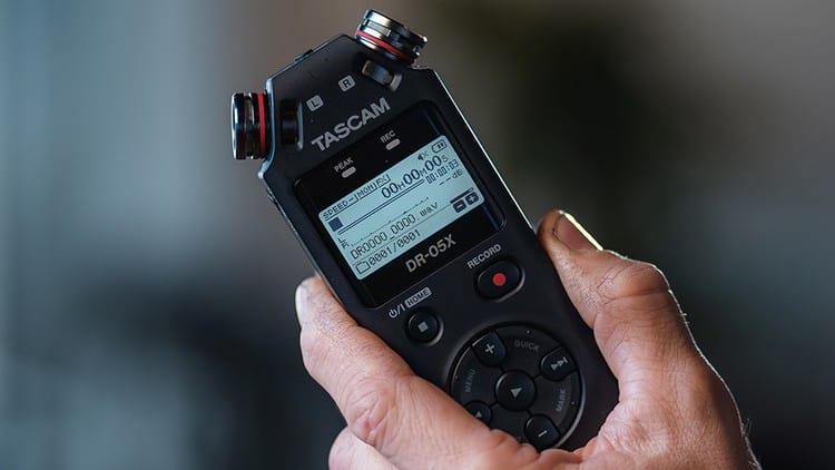 Handheld Recorder - TASCAM DR-05X Test