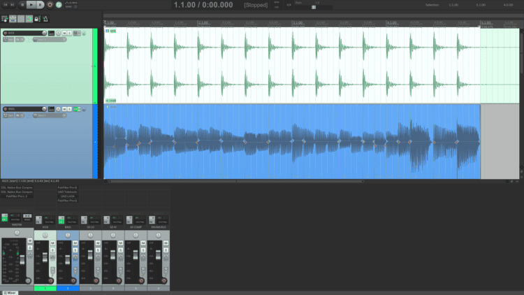 Sidechain in Reaper einstellen