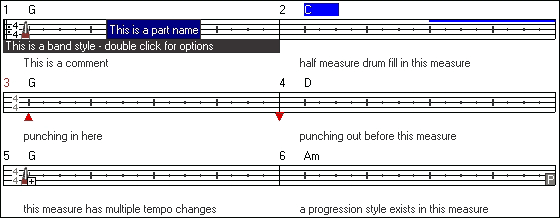 Taktansicht von Bandora Creator