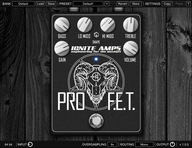 IGNITE AMPS ProF.E.T. - Free VST Distortion