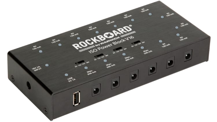 Pedalboard Stromversorgung - RockBoard ISO Power Block V16 