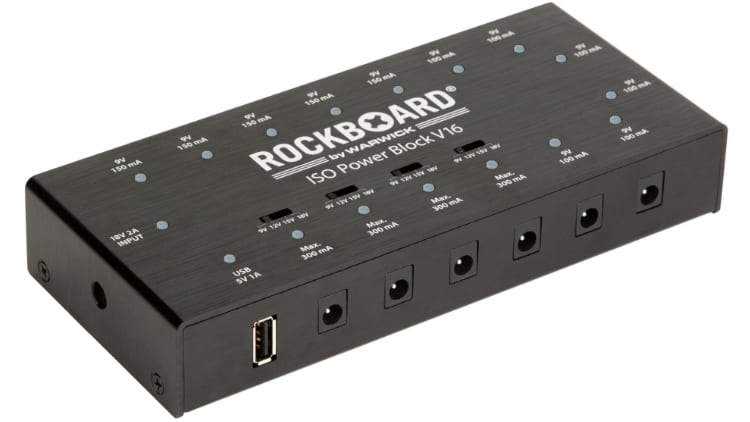Pedalboard Stromversorgung - RockBoard ISO Power Block V16