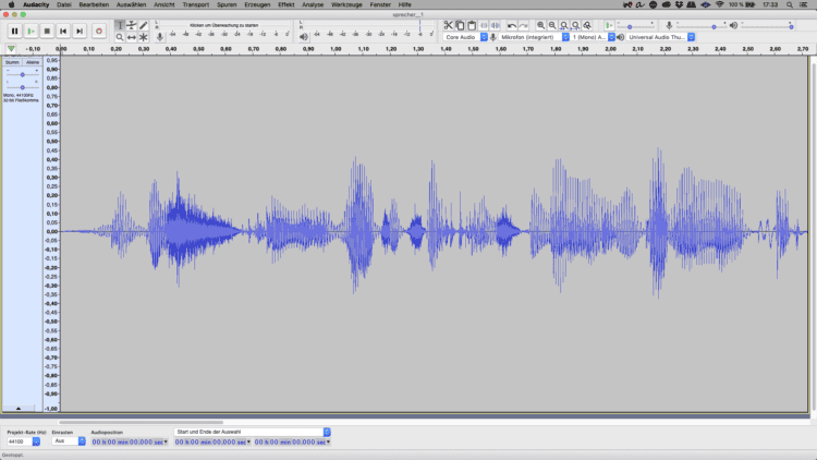 Podcast-Stimme verbessern mit Audacity