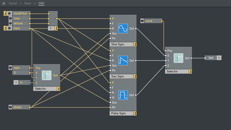 Oszillator programmieren