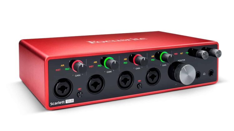 Focusrite Scarlett 18i8 USB-C Audiointerface