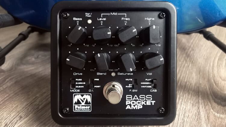 Palmer Pocket Bass Amp Test