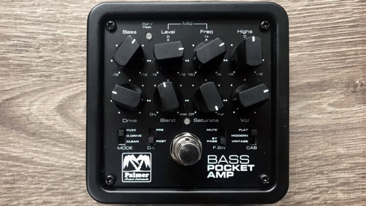 Palmer Pocket Bass Amp Test