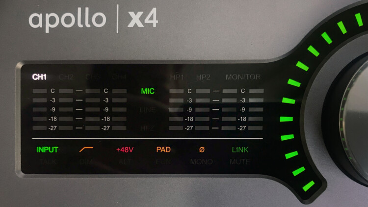 Universal Audio Apollo x4 Test