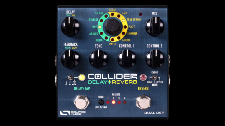 Source Audio Collider Delay+Reverb