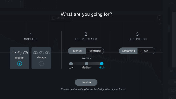 iZotope Ozone 9 Test Mastering Assistant