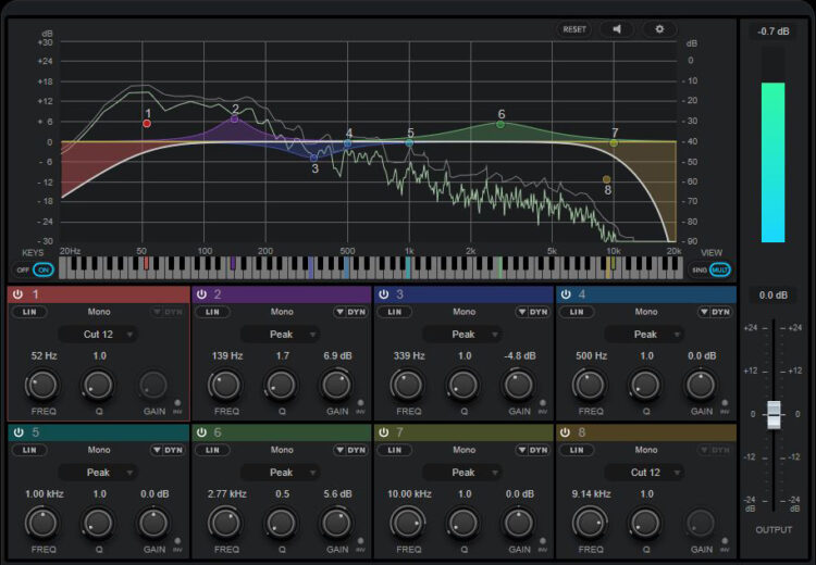 5x EQ einstellen für Beats