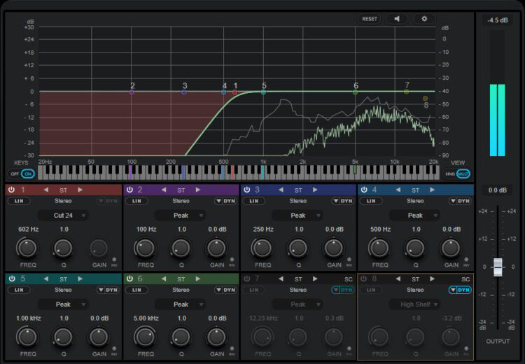 5x EQ einstellen für Beats