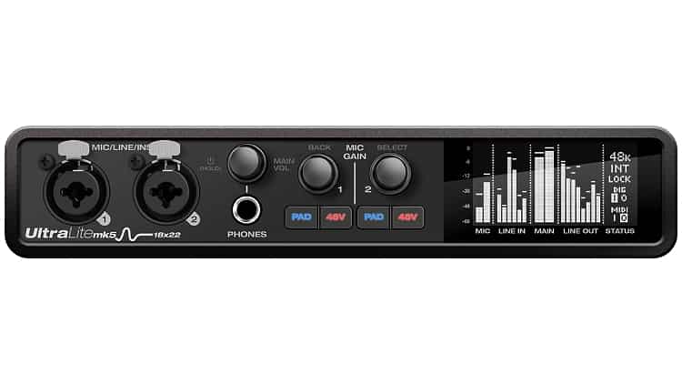 MOTU UltraLite mk5 bestes Audio Interface