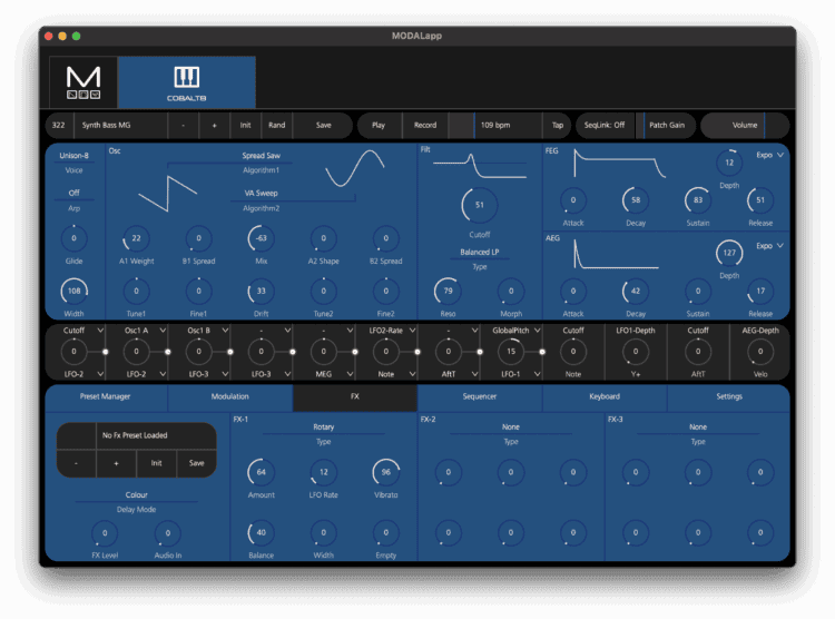 Modal Electronics Cobalt8 Test