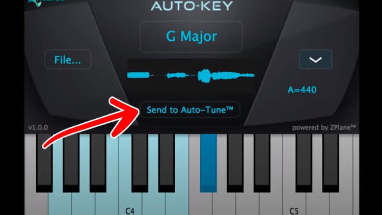 Auto-Key Autotune einstellen