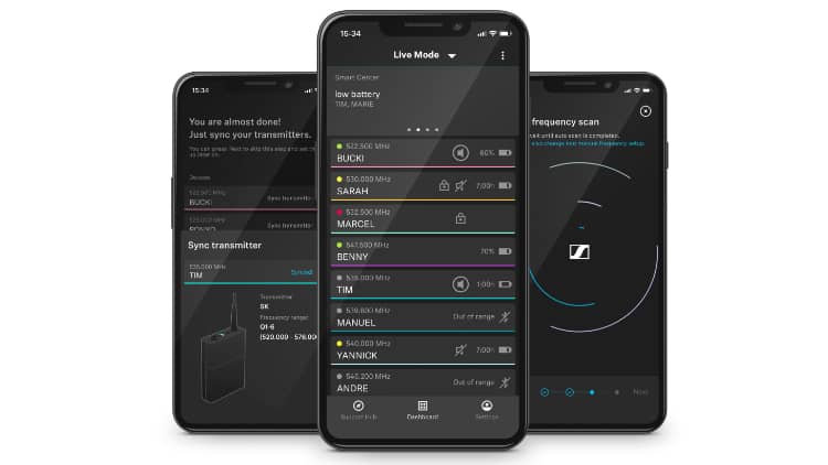 Sennheiser Evolution Wireless Digital App