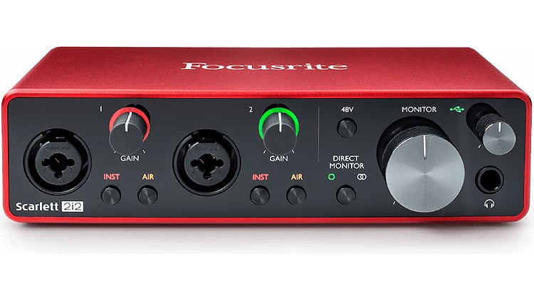 Focusrite Scarlett 2i2 3rd Gen Audio Interface Gitarre