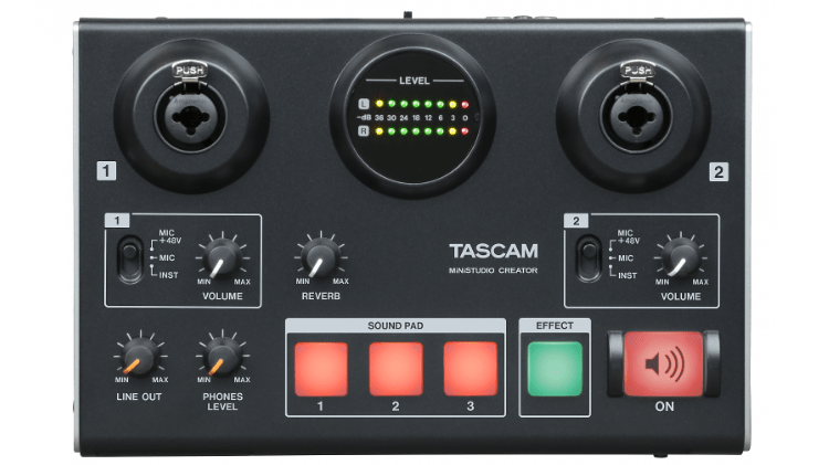 Tascam MiNiSTUDIO Creator US-42B Test