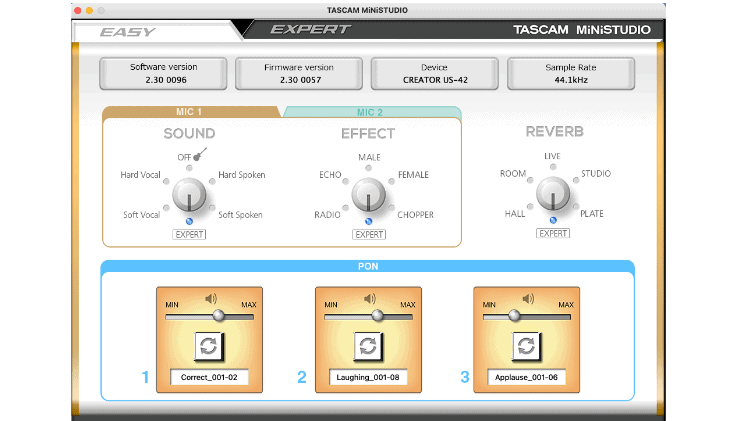 Tascam MiNiSTUDIO Creator US-42B Test