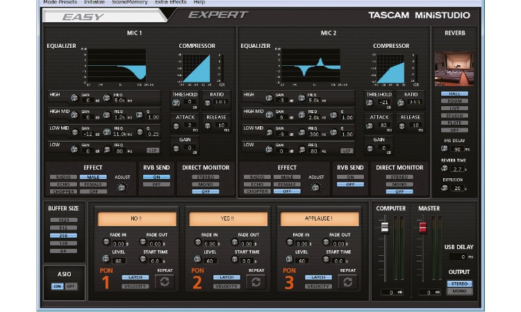 Tascam MiNiSTUDIO Creator US-42B Test