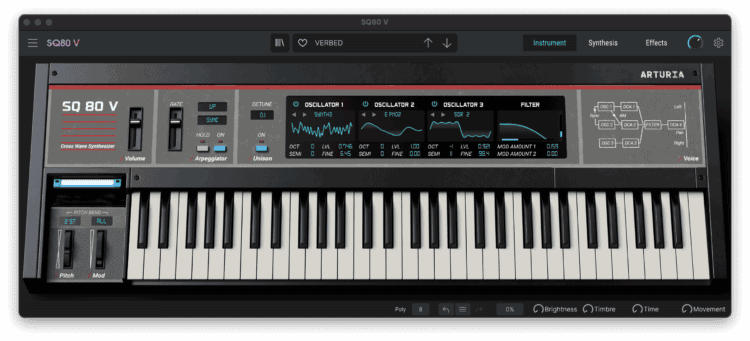 arturia sq80 v test