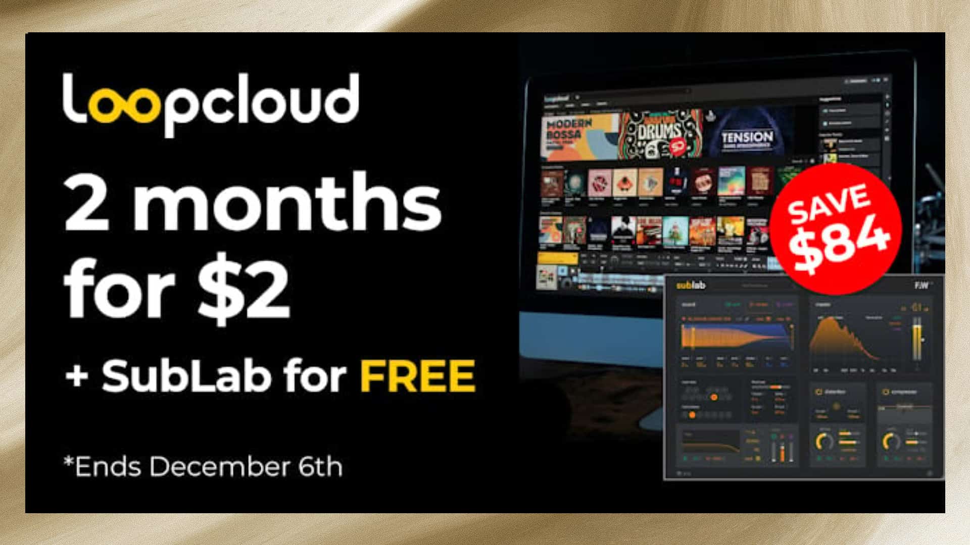 Loopcloud Black Friday Musiker