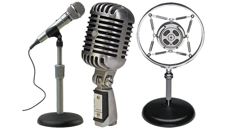 Geschichte Musikproduktion Mikrofon