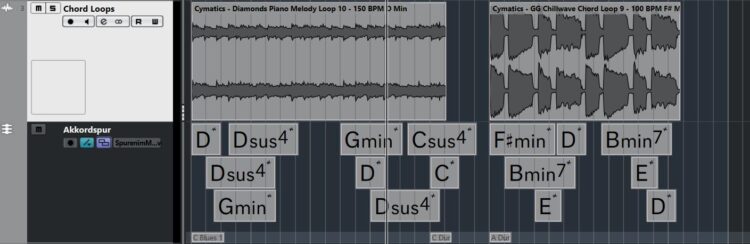 Steinberg Cubase 12 Akkorderkennung