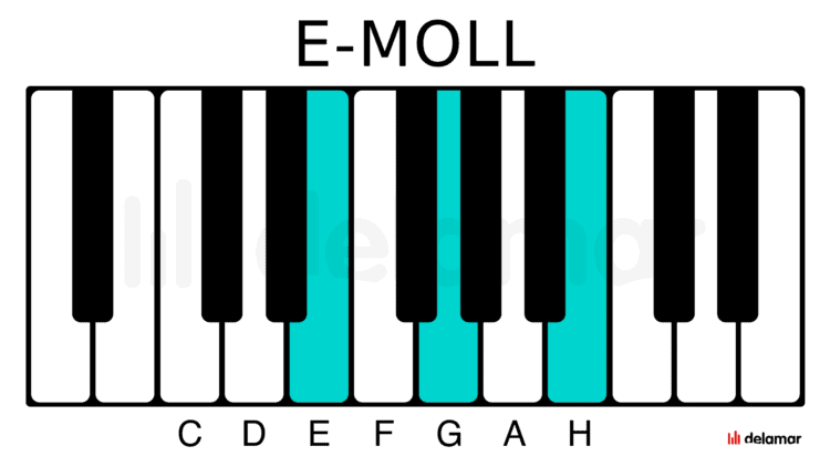 Klavierakkorde E-Moll