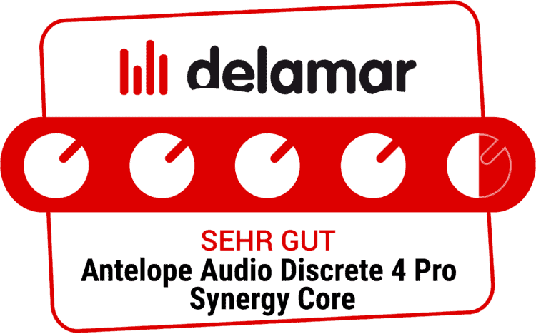 Antelope Audio Discrete 4 Pro Synergy Core Testsiegel