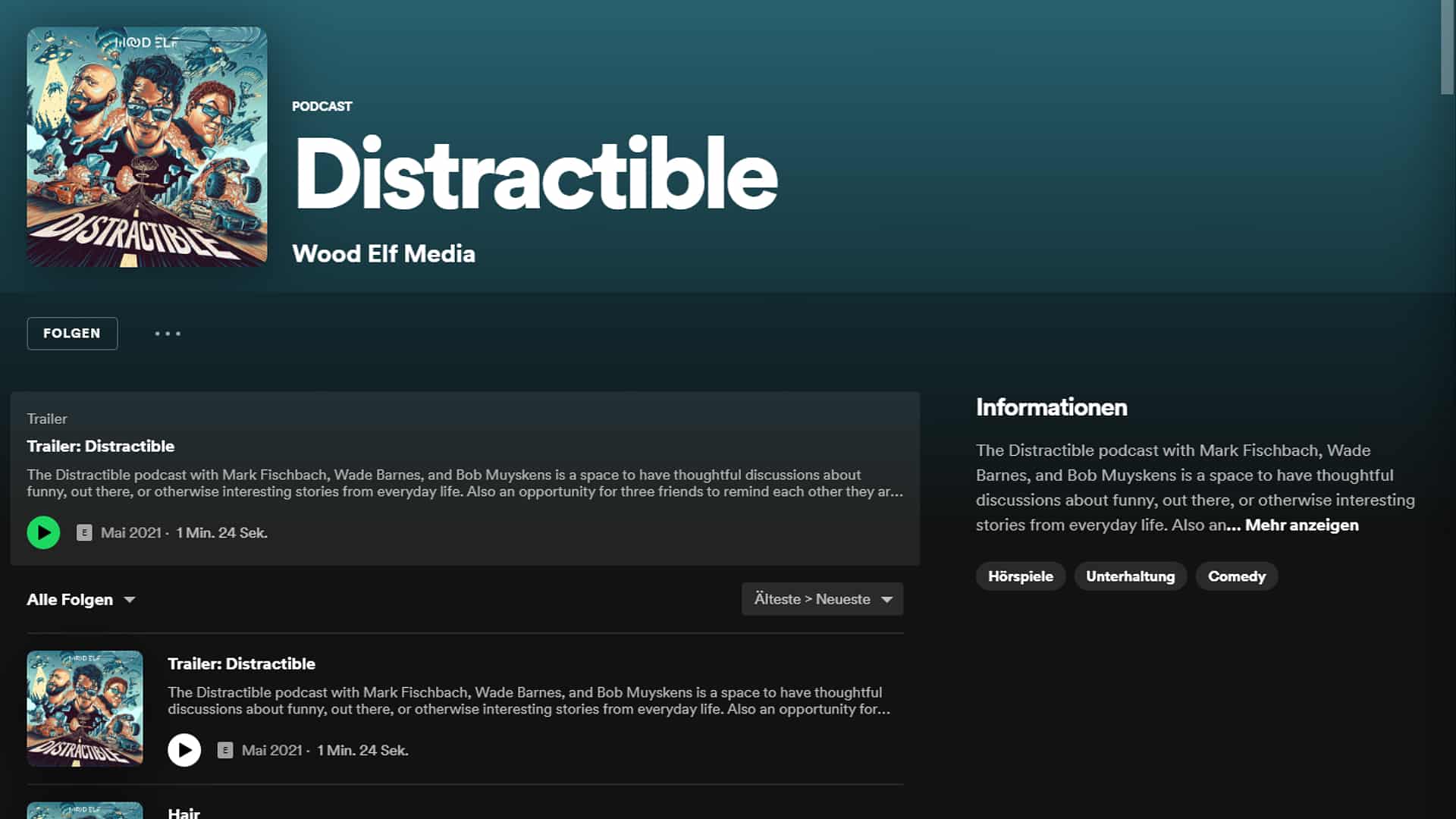 Podcaster-Distractible