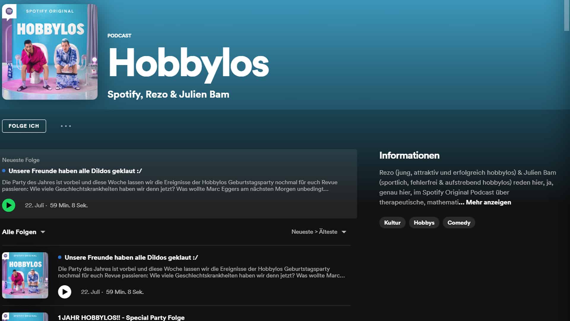 Podcaster-Hobbylos