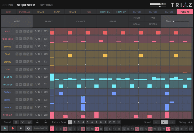 Drum Machines Software TRIAZ