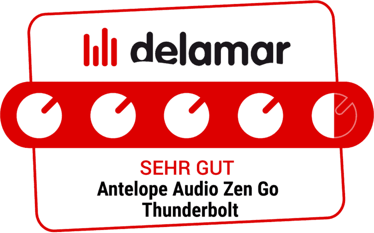 Antelope Audio Zen Go Thunderbolt Testsiegel