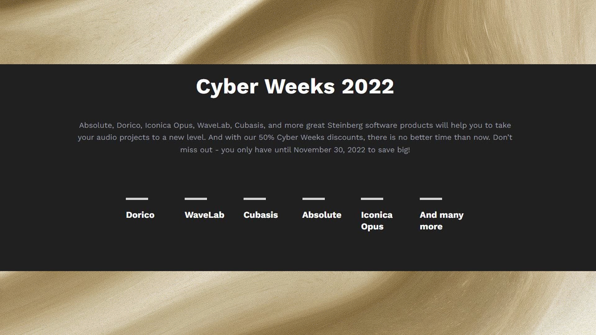 Steinberg Cyber Weeks 2022