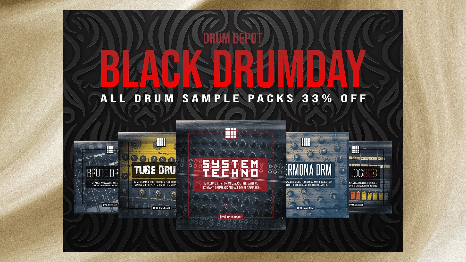 Drum Depot Black Drumday
