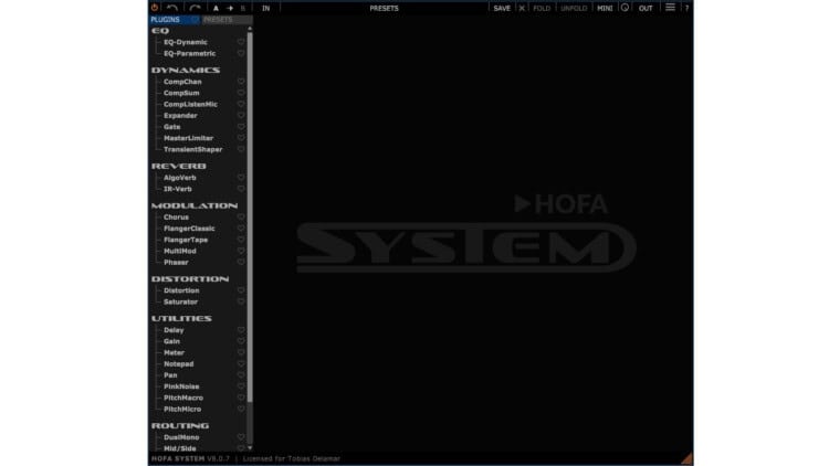 HOFA SYSTEM Test