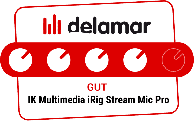 IK Multimedia iRig Stream Mic Pro Testsiegel