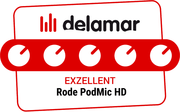 Rode PodMic HD Testsiegel