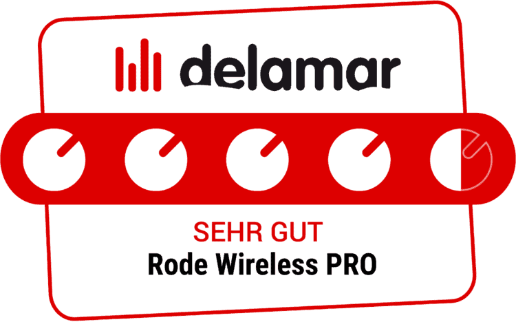 Rode Wireless Pro Testsiegel