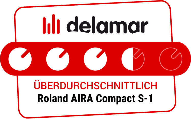 Roland AIRA Compact S-1 Testsiegel