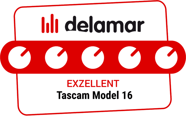 Tascam Model 16 Testsiegel