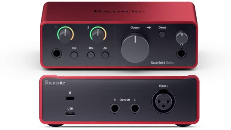 Focusrite Scarlett Solo 4th Gen Test